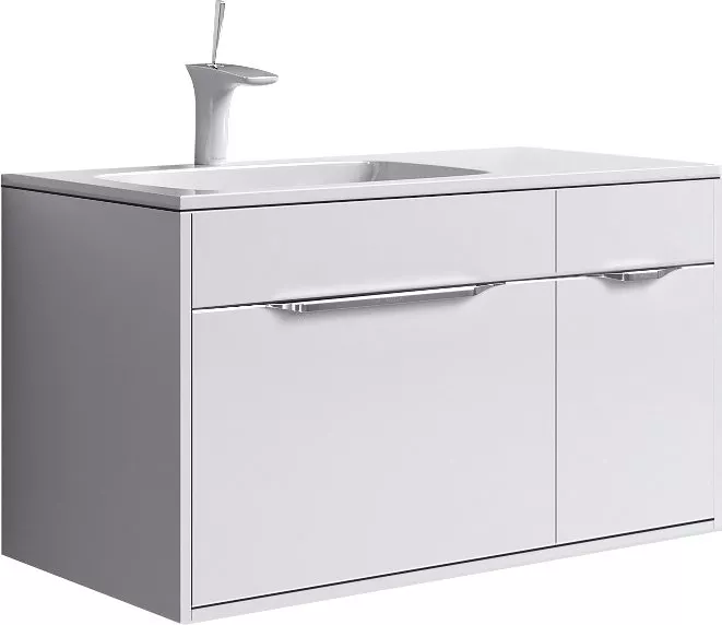 

Тумба с раковиной Aqwella 5 stars Malaga 90 L белая