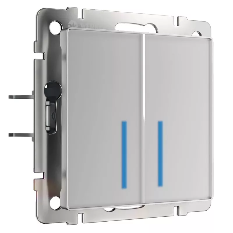 

Сенсорный выключатель двухклавишный с подсветкой Werkel 4690389179563 W4520006