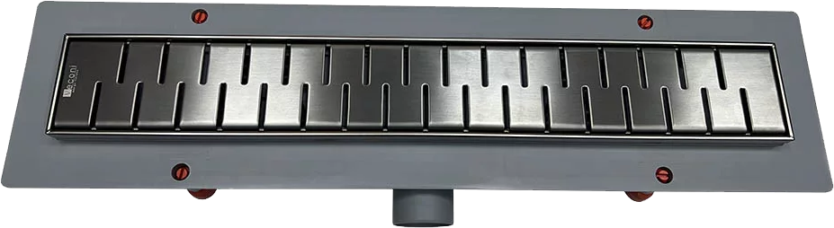 

Душевой трап (лоток) Veconi Medium Graphite 450 брашированный графит