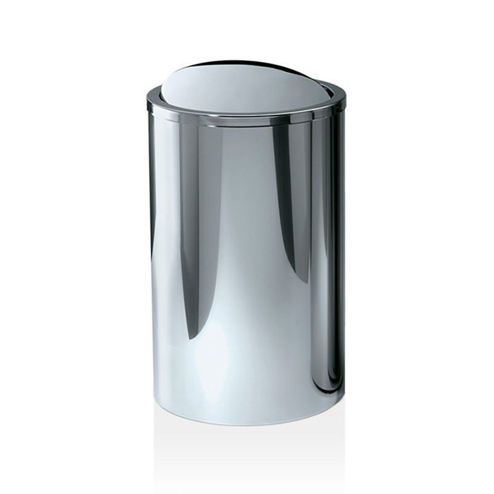 DECOR WALTHER DW 121 Корзина для белья круглая 58 X 35 см 40 л вращающаяся крышка цвет нержавеющая сталь 107789₽