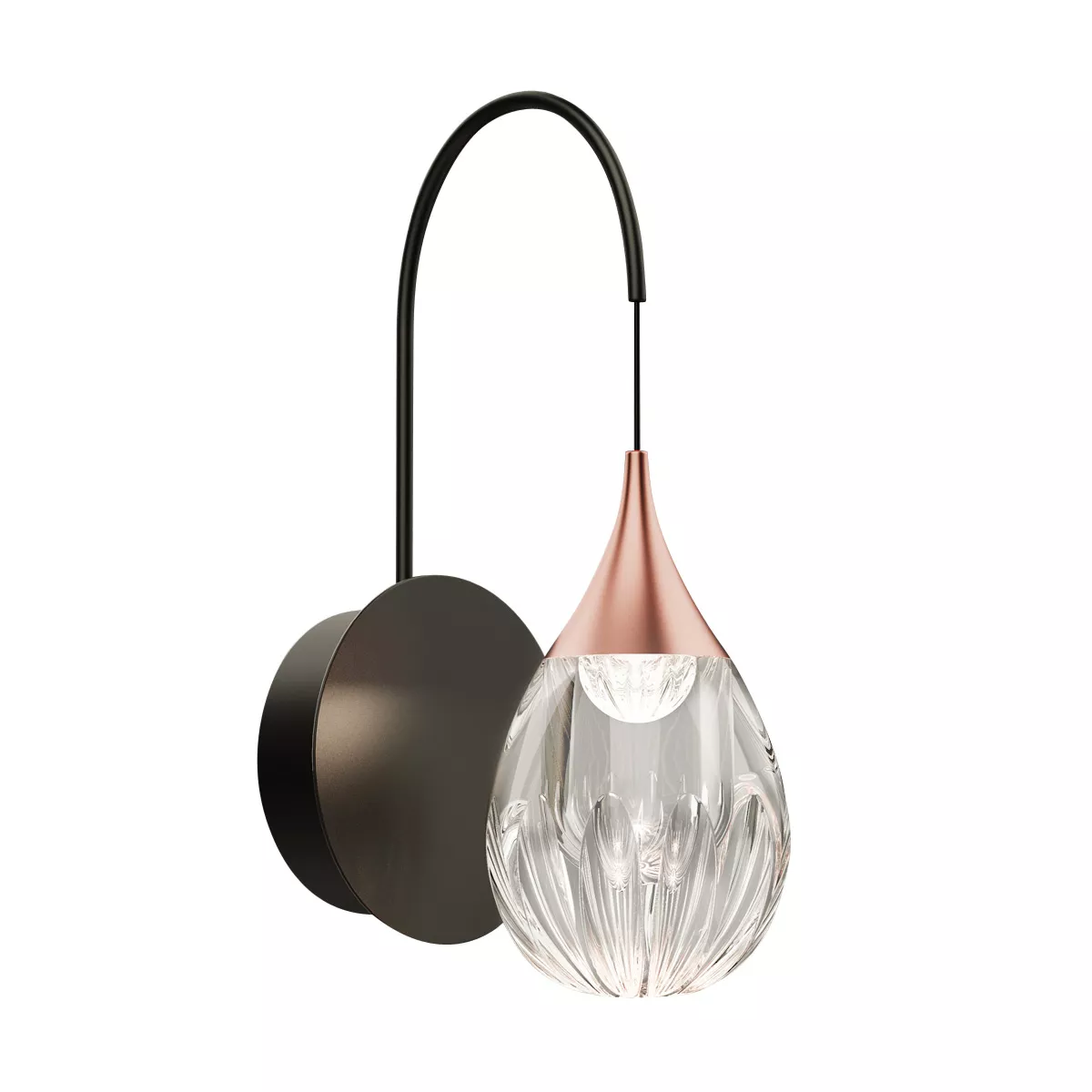 

Бра Delight Collection Stilla MB24001004-1A copper/clear