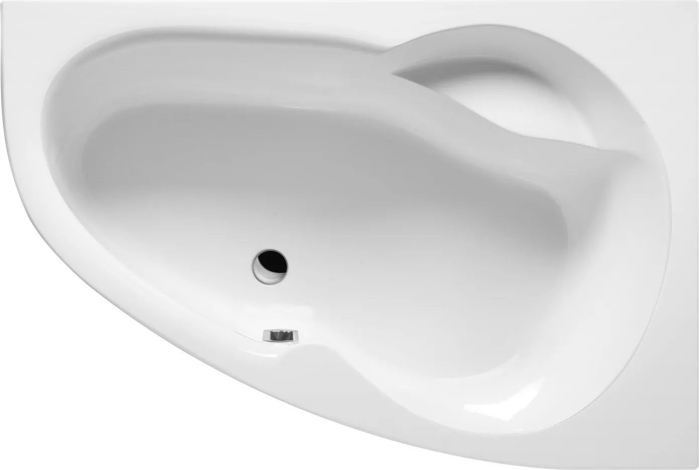 Акриловая ванна Excellent Newa 160x95 правая, цвет белый WAEX.NEP16WH - фото 1