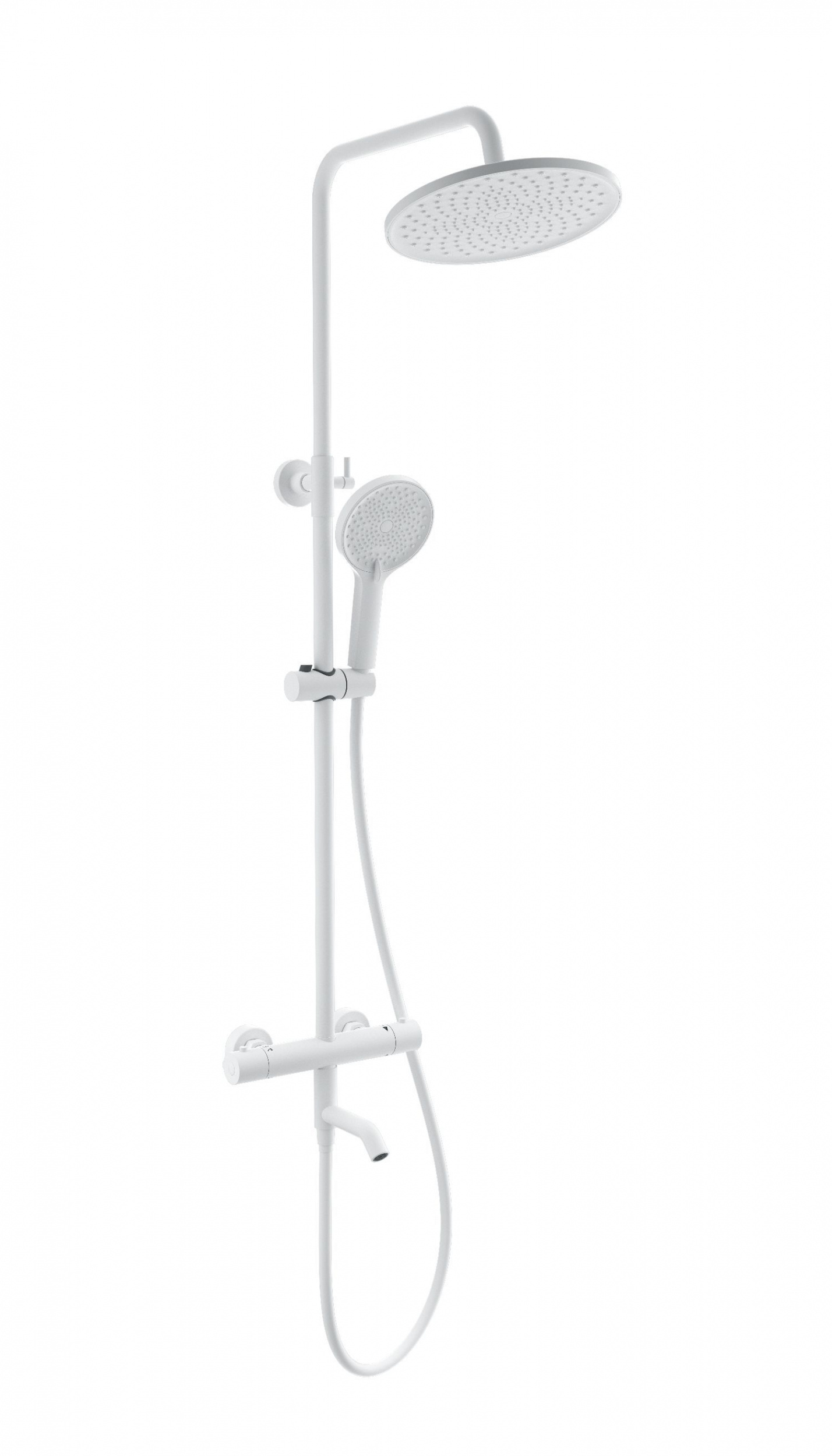 

Душевая стойка Wonzon & Woghand WW-B3065-T1-MW матовая белая