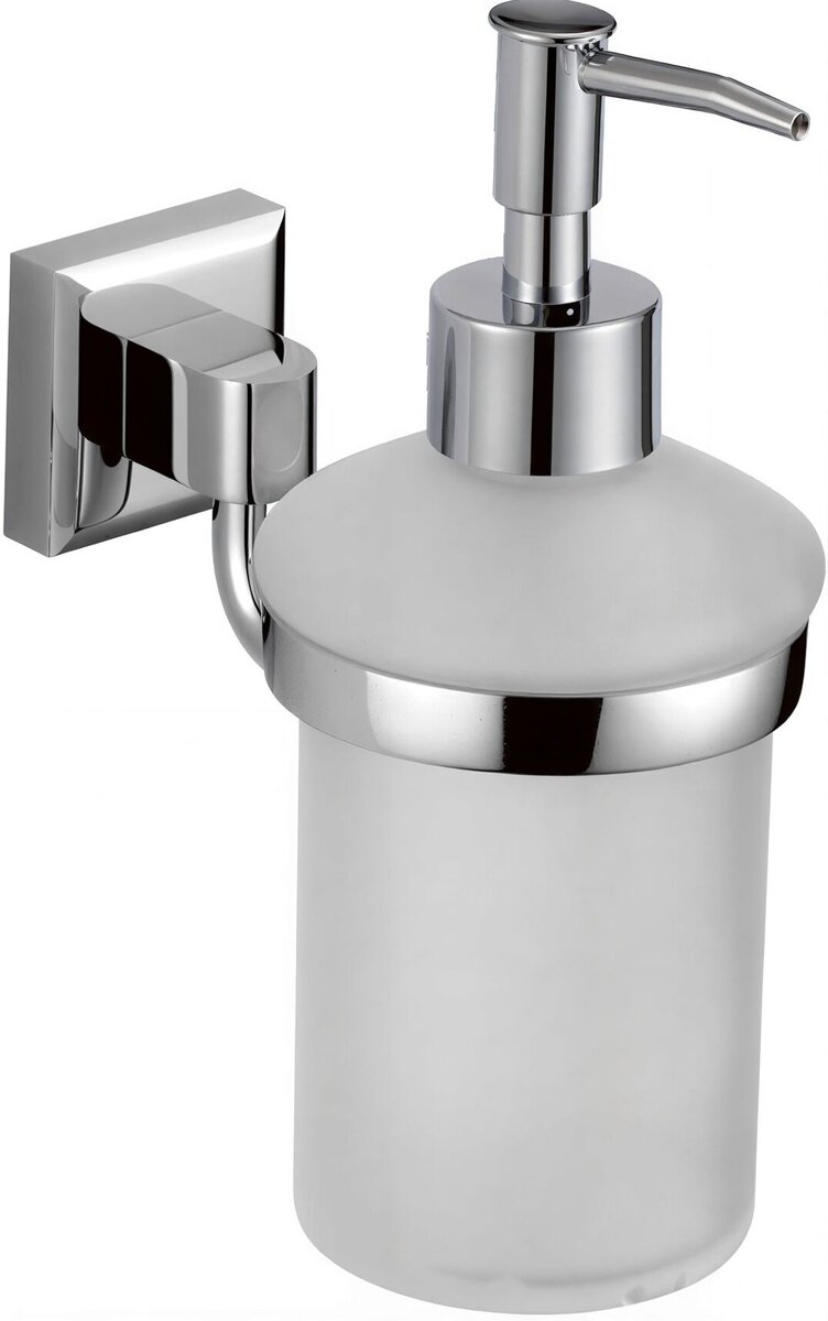 Дозатор для жидкого мыла с настенным держателем Savol S-009531 хром