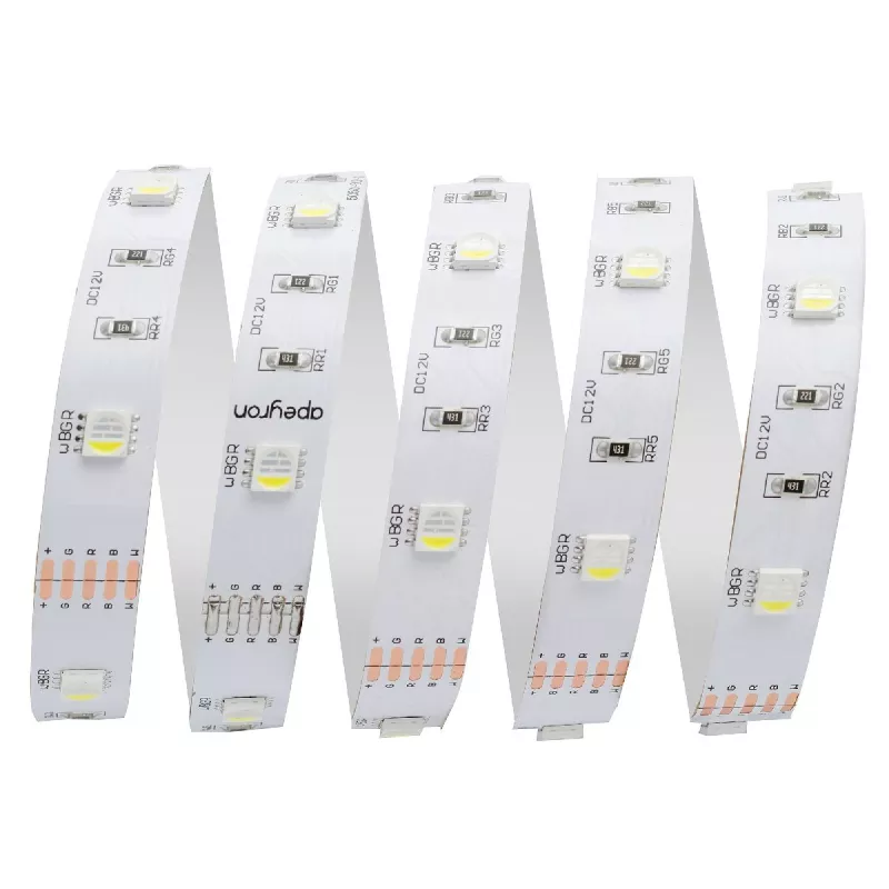 

Светодиодная лента Apeyron 12В 7,2Вт/м smd5050 30д/м IP20 360Лм/м 5м RGBW 100BL