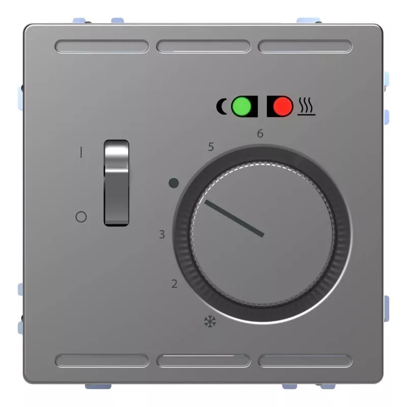 

Терморегулятор Schneider Electric Merten D-Life с центральной платой с выключателем 230V MTN5764-6036