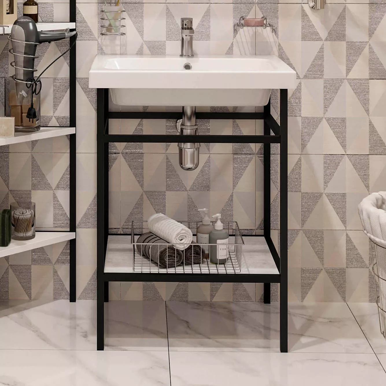 

Консоль DIWO Смоленск 60 с раковиной Colour COL 60