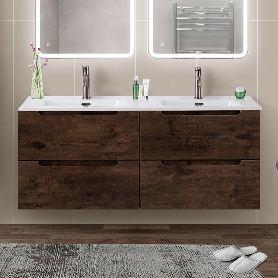 

Тумба с раковиной BelBagno Etna 120 rovere moro