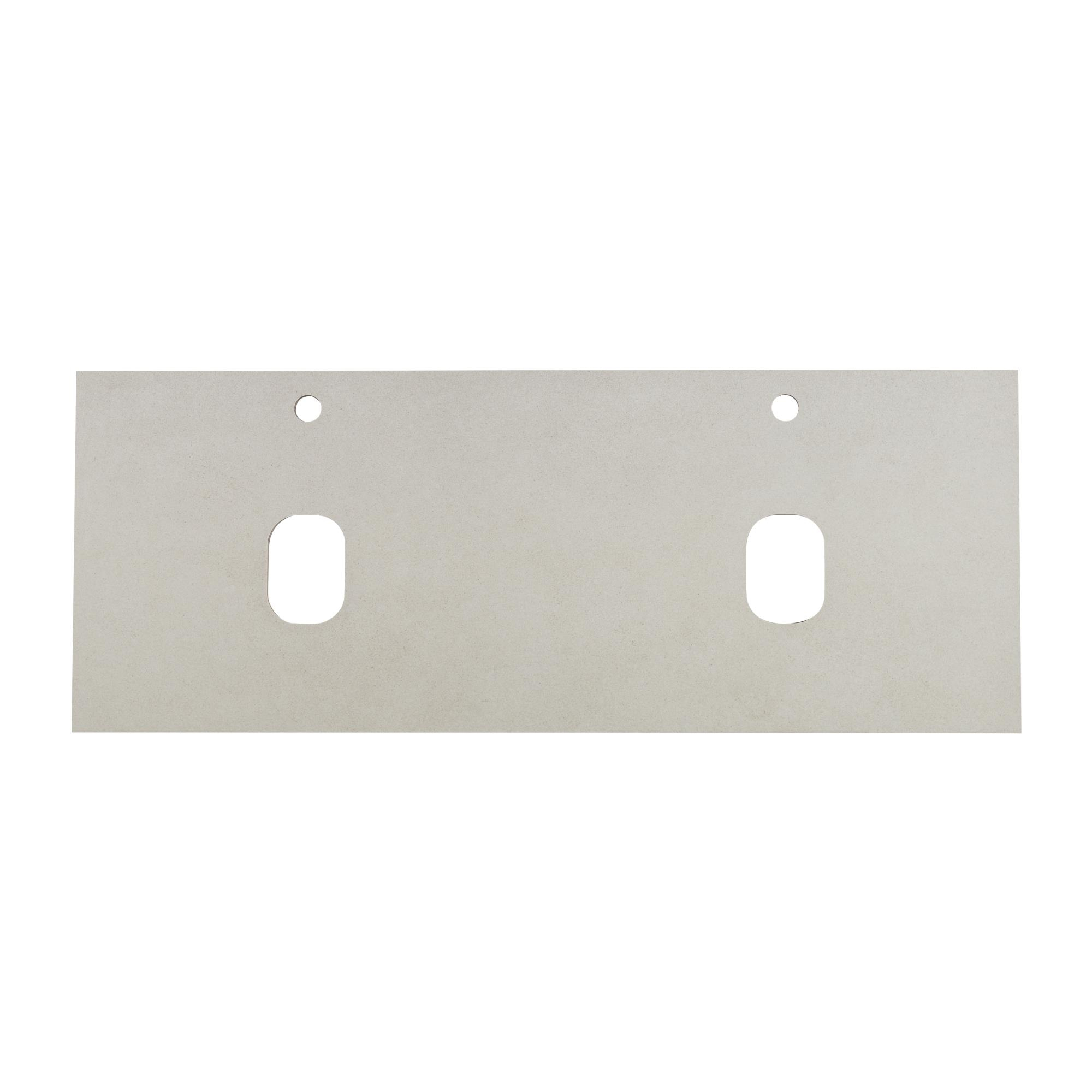 

Столешница под раковину в ванную BelBagno KEP-120-2-CEM cemento, 2 отверстия под смеситель