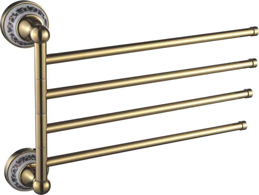 

Полотенцедержатель Savol 68 b S-06804B золото, четверной