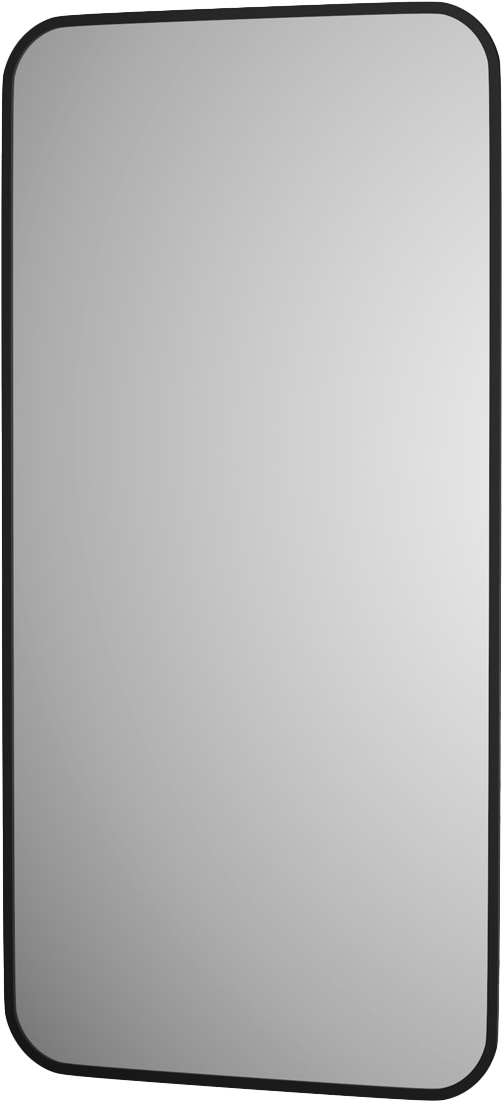 

Зеркало Defesto Aura DF 2975 50x100, с теплой подсветкой, без выключателя, черное