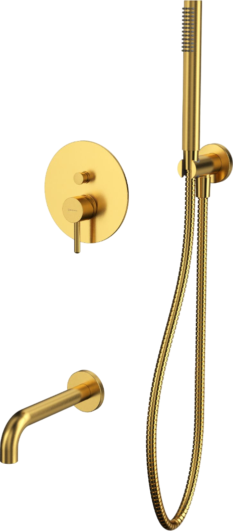 

Душевой комплект WHITECROSS Y YSET06GLB С ВНУТРЕННЕЙ ЧАСТЬЮ, брашированное золото