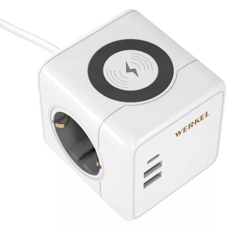 

Розеточный блок 3-местный + 3 USB + беспроводная зарядка Werkel 4690389204265 W6513501 a066454