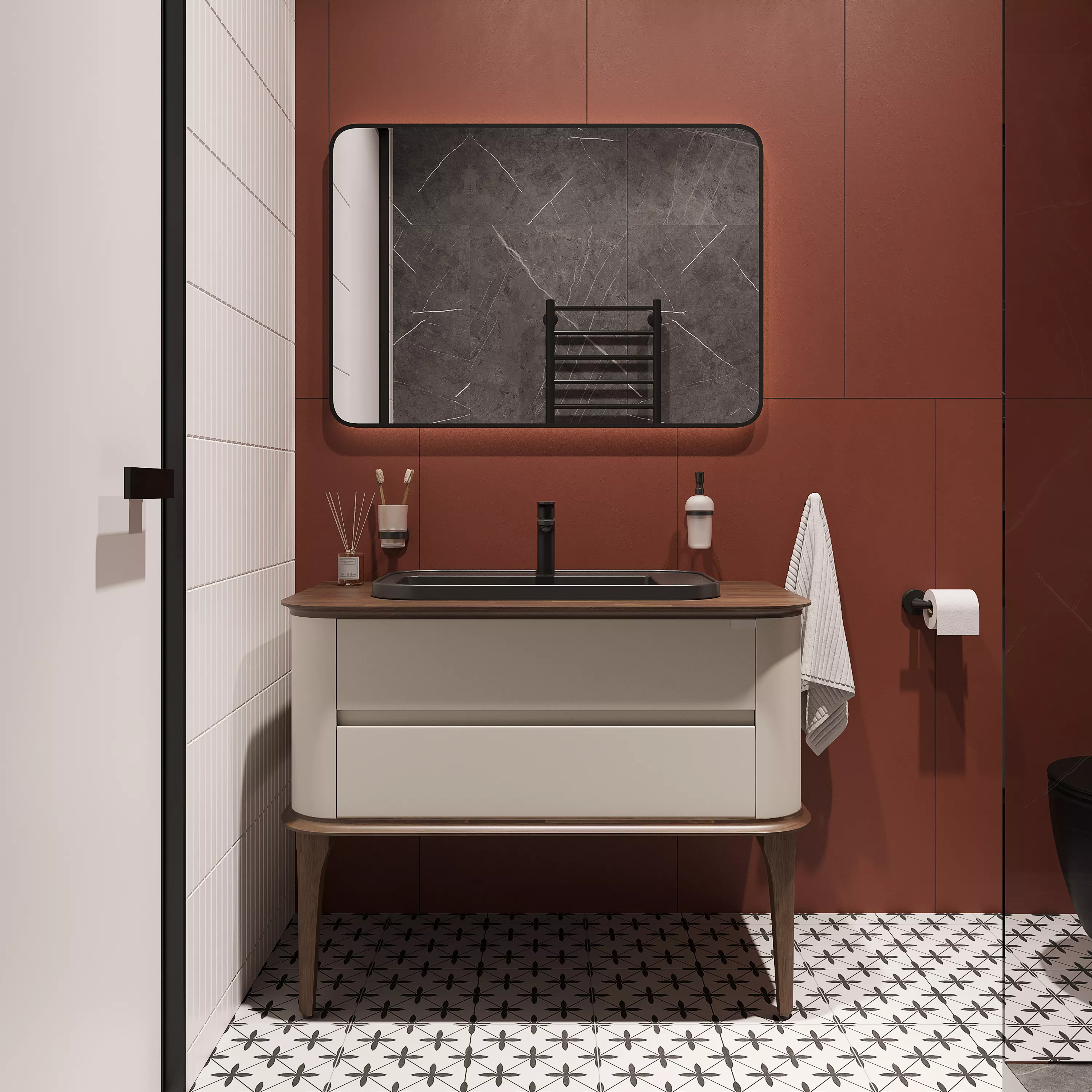 

Мебель для ванной STWORKI Pier 102 mink