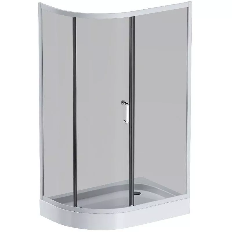 

Душевой уголок AM.PM Like W83G-302U120CG64 120x80 профиль матовый хром, стекло тонированное
