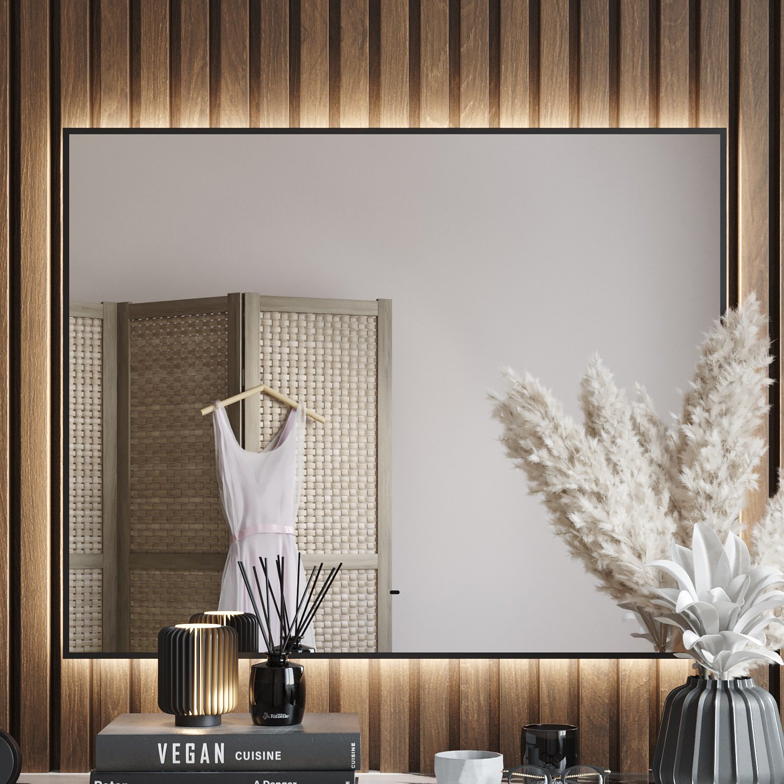 

Зеркало BOND Cube 100х80 с подсветкой