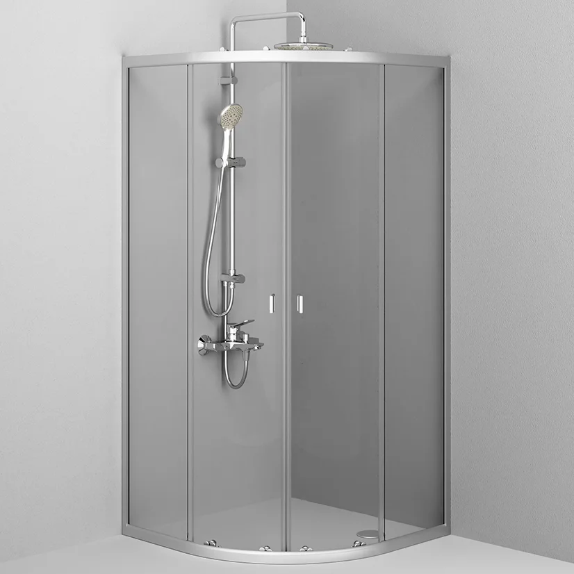 

Душевой уголок AM.PM X-Joy Twin Slide W88G-205-090MT64 90x90, профиль матовый хром
