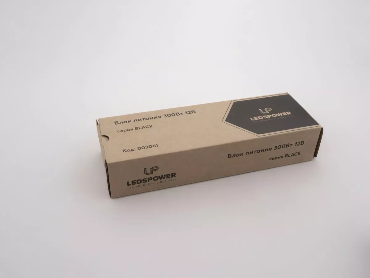 Блок питания LEDS POWER 300Вт 12В BLACK 003061
