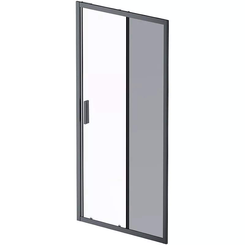 Душевая дверь AM.PM Gem 100х195 черный матовый стекло тонированное W90G-100-1-195BG - фото 1