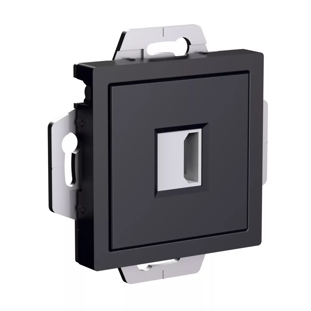 

Розетка HDMI Systeme Electric AtlasDesign Карбон механизм ATN001080