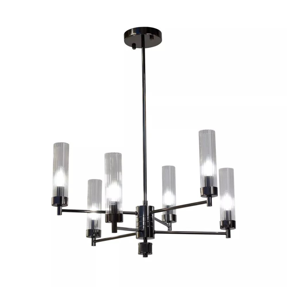 

Люстра на штанге AM Group INDIGO SP6 PEARL BLACK