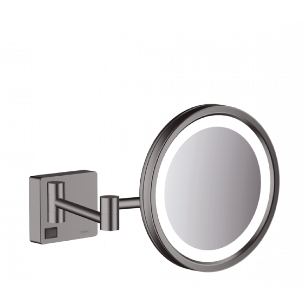 

Косметическое зеркало Hansgrohe AddStoris с подсветкой шлифованный черный хром