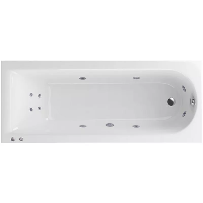 

Акриловая ванна Actima Aurum Slim 180х80 белая с гидромассажем