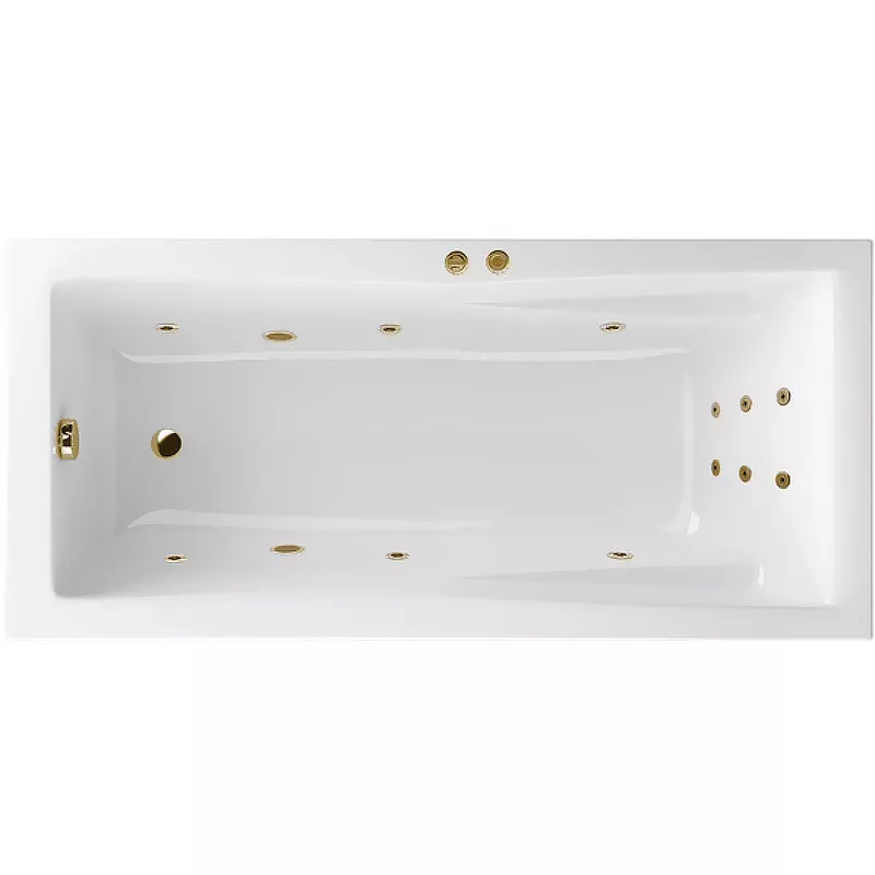 

Акриловая ванна Excellent Palace 180x80 белая бронза с гидромассажем