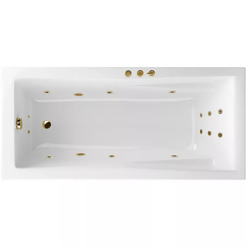 

Акриловая ванна Excellent Palace 180x80 белая бронза с гидромассажем