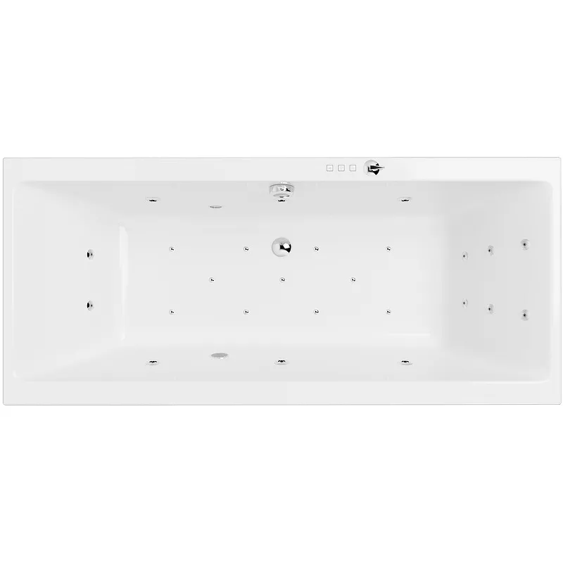 

Акриловая ванна Excellent Pryzmat Slim 160x75 белая с гидромассажем