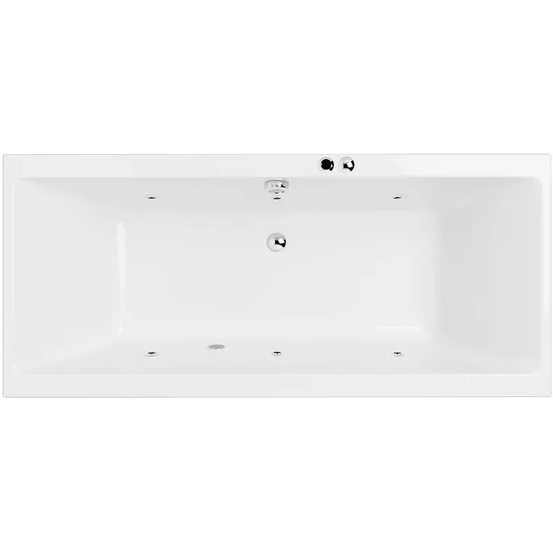

Акриловая ванна Excellent Pryzmat Slim 170x75 белая с гидромассажем