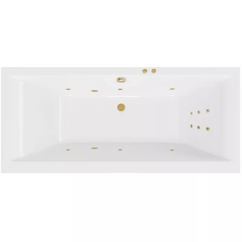 

Акриловая ванна Excellent Savia Duo 170x80 белая бронза с гидромассажем