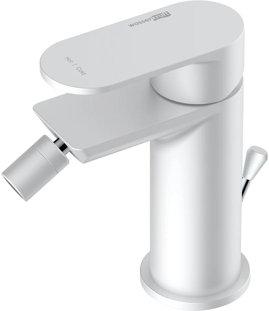 

Смеситель для биде Wasserkraft Mindel 8506 белый