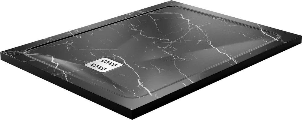 

Поддон для душа Wasserkraft Neime 120х100 черный матовый