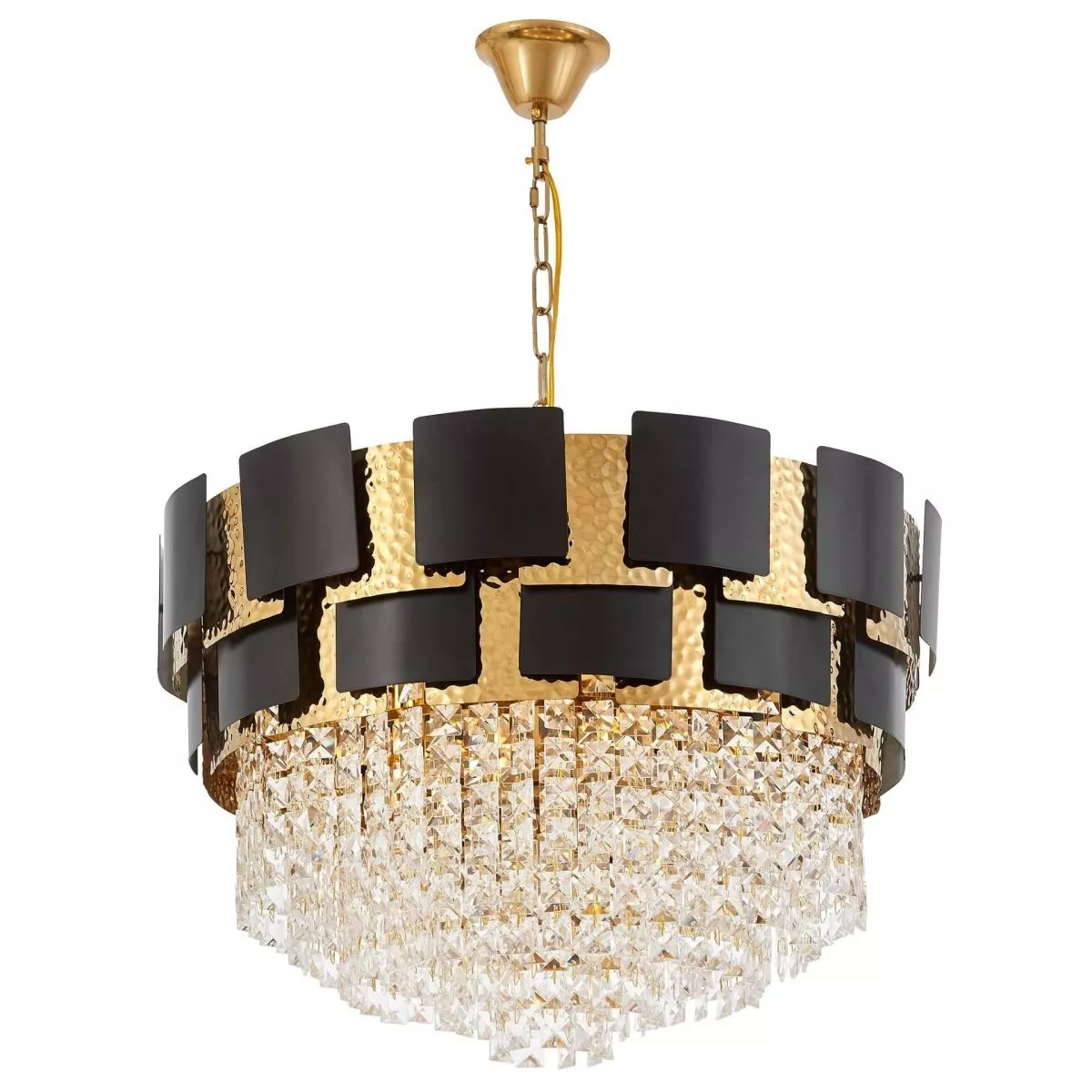 

Подвесная люстра Lumina Deco LDP 7045-600 BK+GD