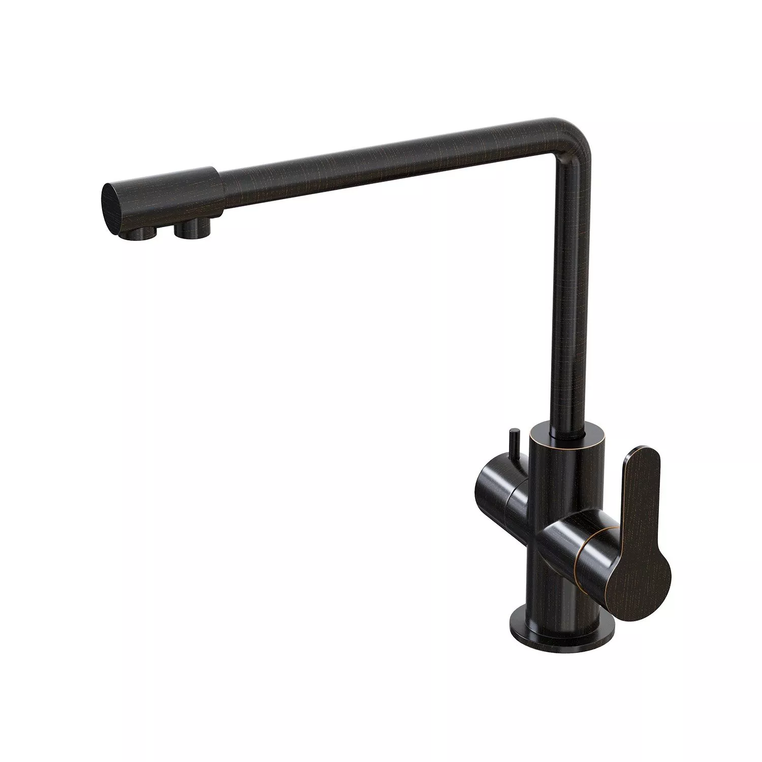 

Смеситель для кухни 35k MIXLINE MLSS-03201 бронза подкл.к фильтру (543618)