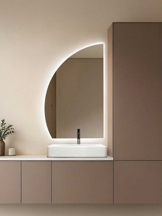 Зеркало Abber Teil AG6504SL 69х110 см с подсветкой 20900₽