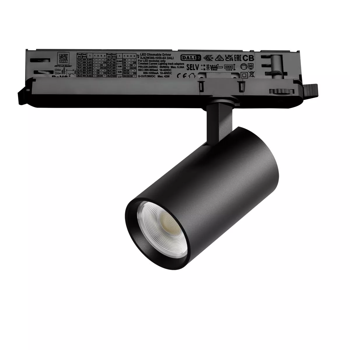 

Трековый трехфазный светильник Quattro LED с управлением DALI Lightstar Alta Base A5137DALI