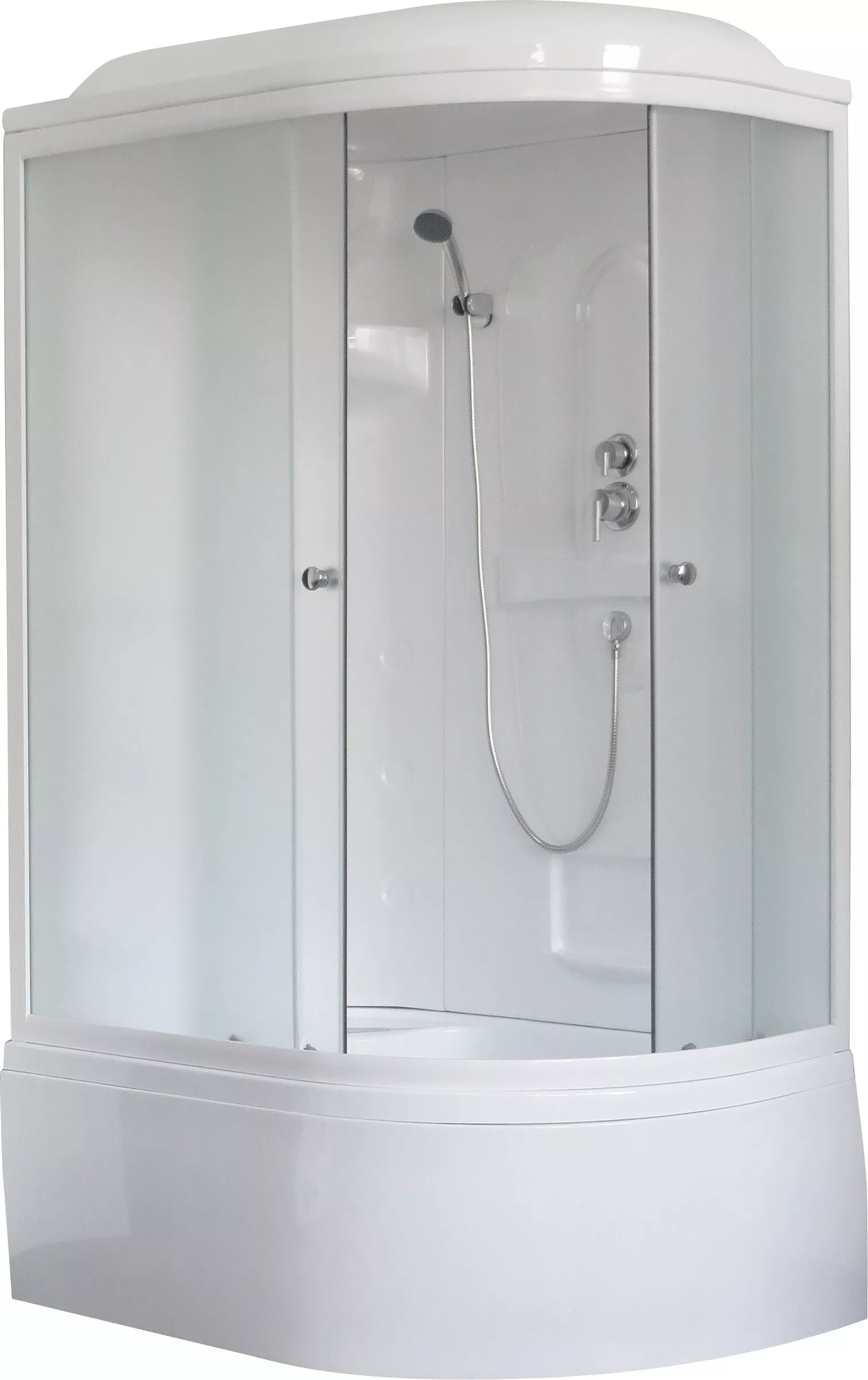 

Душевая кабина Royal Bath RB 8120BK1-M L с высоким поддоном, с сиденьем