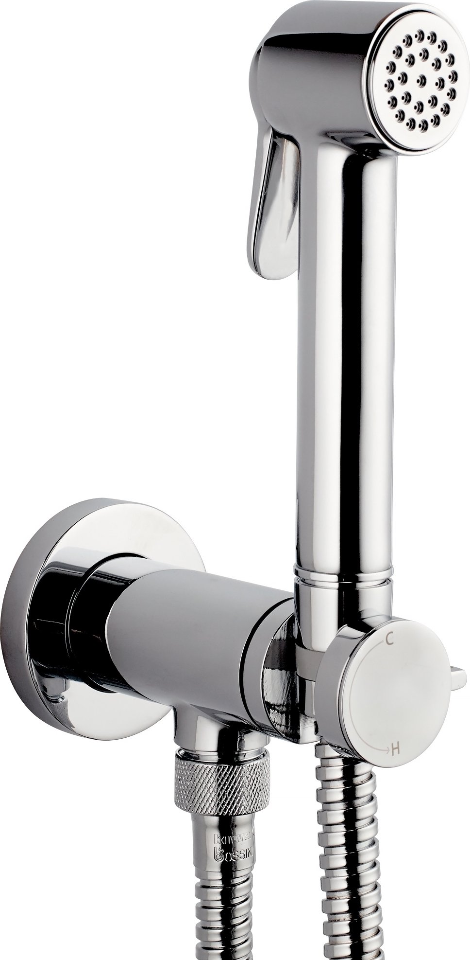 Купить Гигиенический душ Bossini Paloma Brass Mixer Set со смесителем E37005B.030, гигиенический душ, хром, пластик