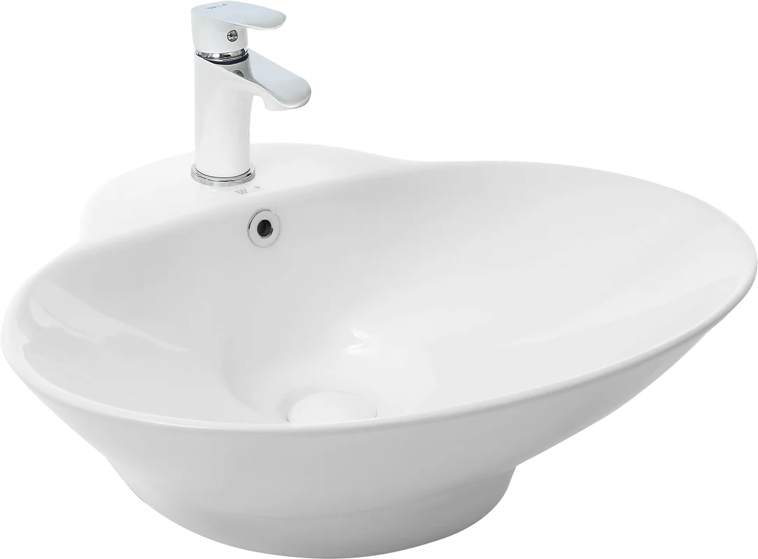 

Раковина накладная Weltwasser Elbach 59х48 10000004584 белый