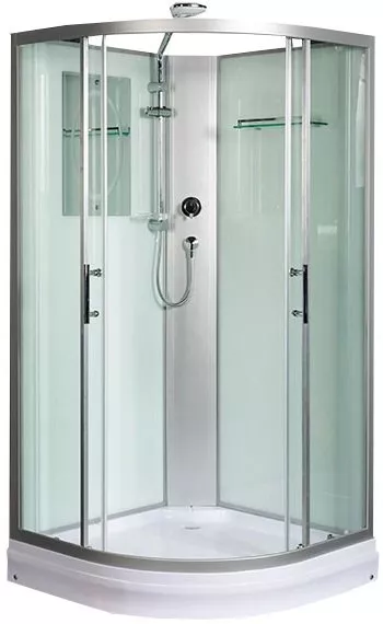 

Душевая кабина WeltWasser WW500 Werra 1001 100x100 10000003224 профиль хром, стекло прозрачное