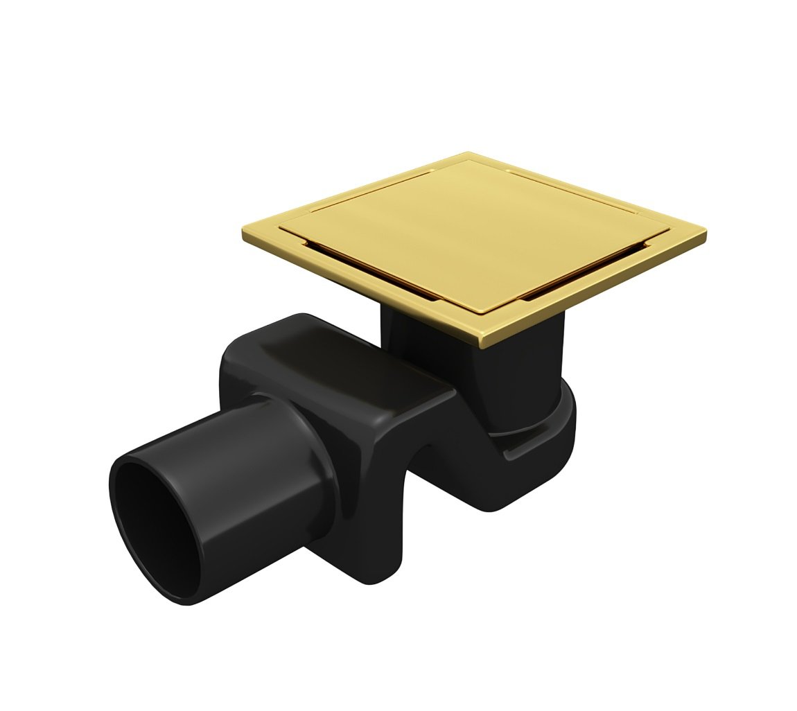 

Душевой трап RGW Drain Leo 02-10Gb золото brush, 10 см