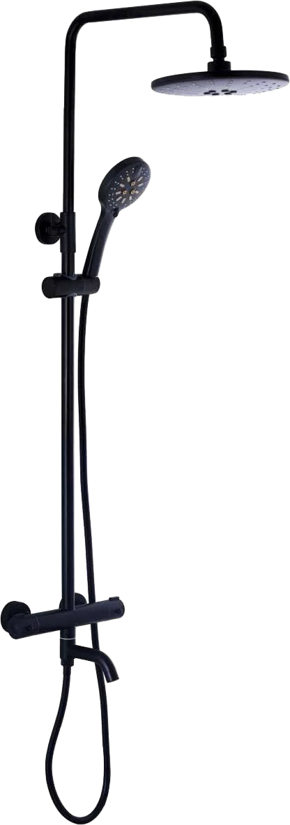 

Душевая стойка Fashun A52426-7 с термостатом, черная
