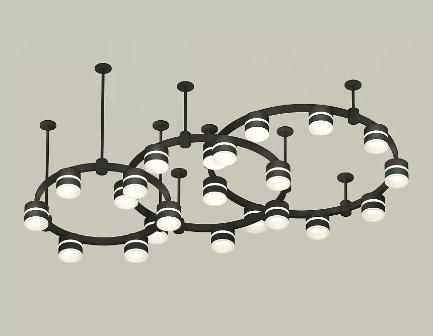 

Комплект подвесного светильника Ambrella Light Techno Ring XR92222220 (A9222, A9227, C9233, C9242, C9238, C9232, N8445)