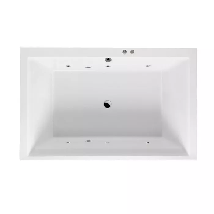 

Ванна акриловая Excellent Crown Lux Soft 190х120 с гидромассажем белый - хром