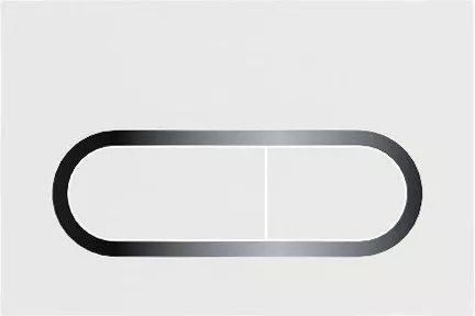 

Кнопка смыва Ravak Chrome белая