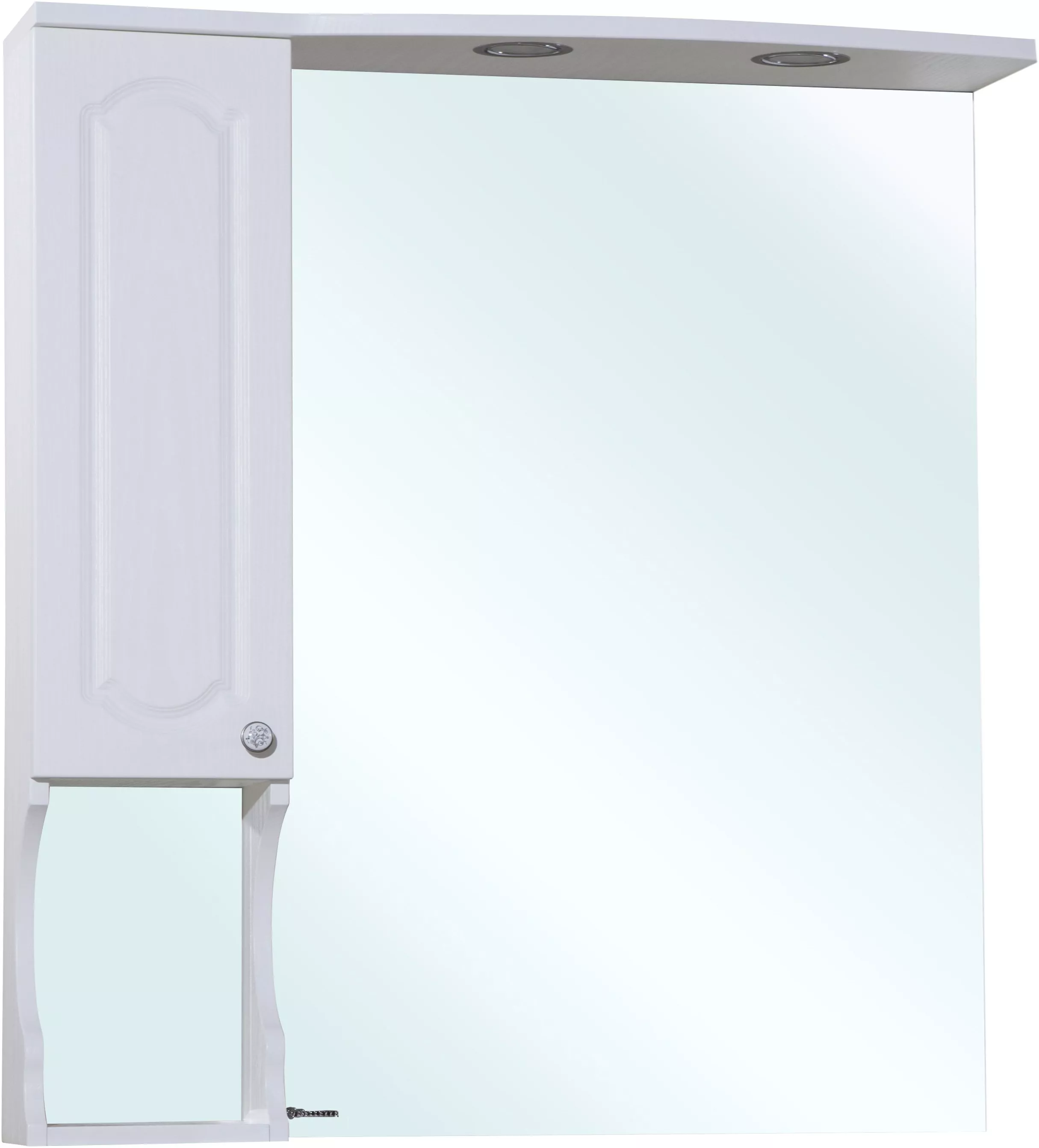 

Зеркало-шкаф Bellezza Камелия 85 L белый