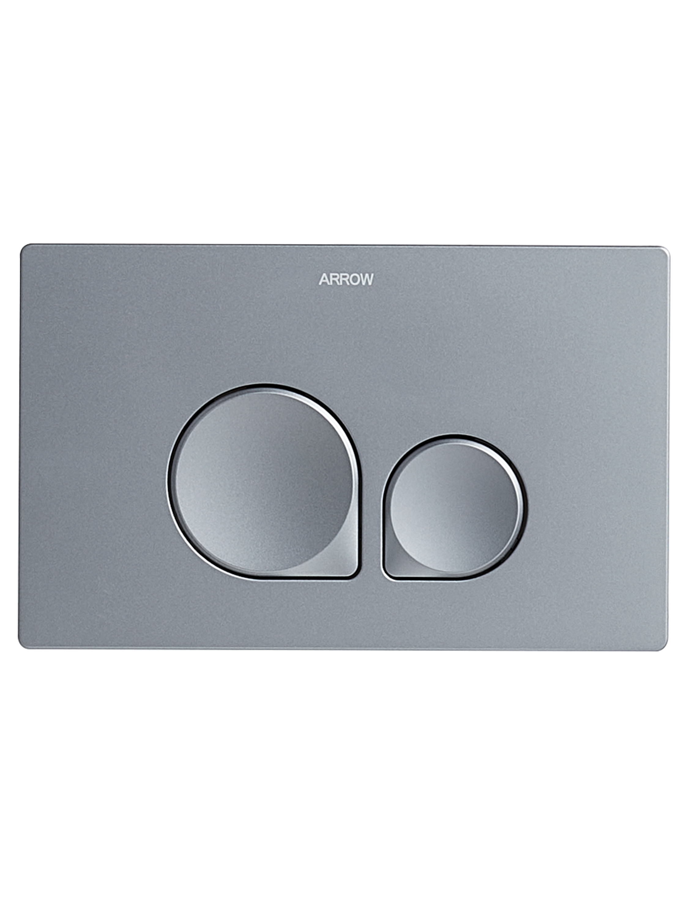 Кнопка смыва для унитаза ARROW AHM051G АБС-пластик цвет глянцевый серый 4090₽