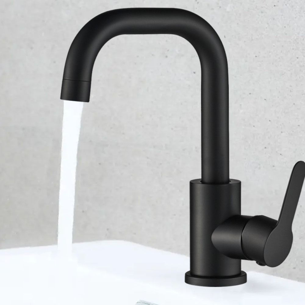 

Кран для ванной в раковину (смеситель для умывальника) Maretti Project Black PB32RP56, черный